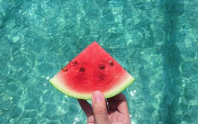 The ultimate refreshment with a cold summer watermelon soup